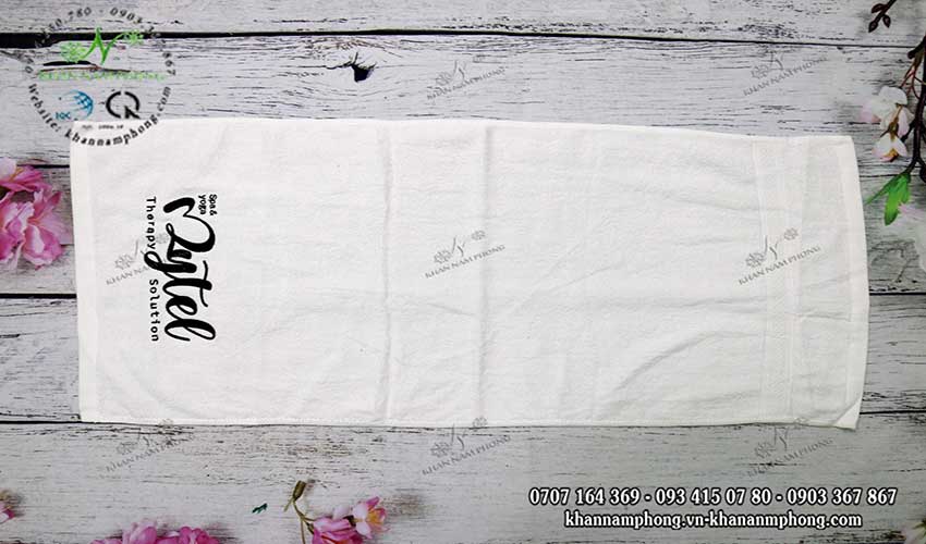 khăn Spa, Khăn Gội 100% Cotton Thêu Logo Mytel Spa & Yoga 34x80cm (Dày dặn) khăn Spa, Khăn Gội 100% Cotton Thêu Logo Mytel Spa & Yoga 34x80cm (Dày dặn)