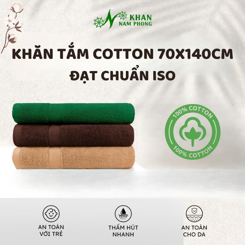 Khăn Tắm Khách Sạn Dệt Logo 70X140Cm Đạt Chuẩn Iso 9001 Khăn Tắm Khách Sạn Dệt Logo 70x140cm Đạt Chuẩn ISO 9001