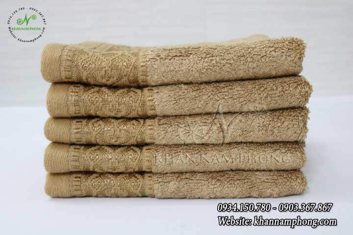 Khăn Mặt Sợi Tre Màu Nâu Nhạt 30x50cm Khăn Mặt Sợi Tre Màu Nâu Nhạt 30x50cm