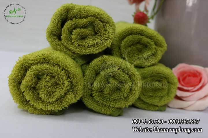 Khăn Mặt Sợi Tre Màu Xanh Rêu 30X50Cm Khăn Mặt Sợi Tre Màu Xanh Rêu 30x50cm