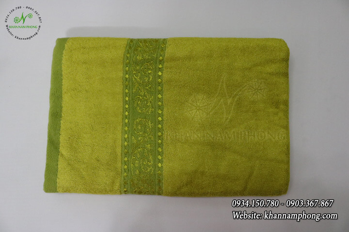 Khăn Tắm Sợi Tre Màu Xanh Rêu 70X140Cm Khăn Tắm Sợi Tre Màu Xanh Rêu 70x140cm