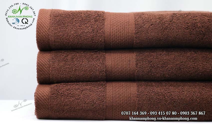Khăn Tắm Cotton Màu Nâu Trơn 70X140Cm Khăn Tắm Cotton Màu Nâu Trơn 70x140cm