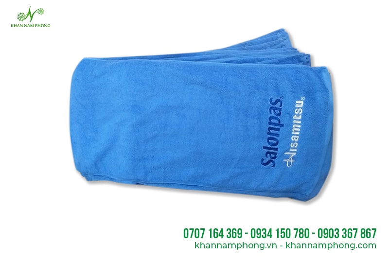 Combo Khăn Quà Tặng Thêu Logo Salonpass Màu Xanh Dương (Cotton) Combo Khăn Quà Tặng Thêu Logo Salonpass Màu Xanh Dương (Cotton)