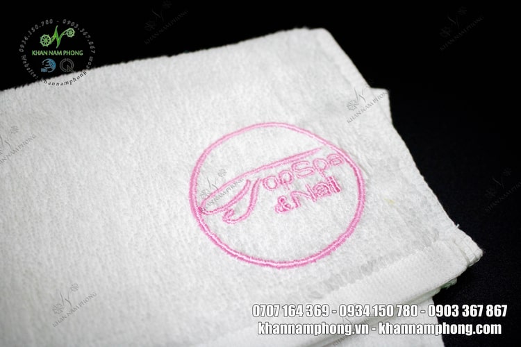 khăn Spa, Khăn Nails 100% Cotton Thêu Logo TOPSPA & NAIL 34x34cm (Dày dặn) khăn Spa, Khăn Nails 100% Cotton Thêu Logo TOPSPA & NAIL 34x34cm (Dày dặn)