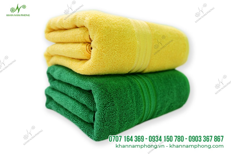 Màu Khăn Thực Tế Khăn Tắm 40X80Cm Màu Vàng + Xanh Coban Màu khăn thực tế khăn tắm 40x80cm màu vàng + xanh coban
