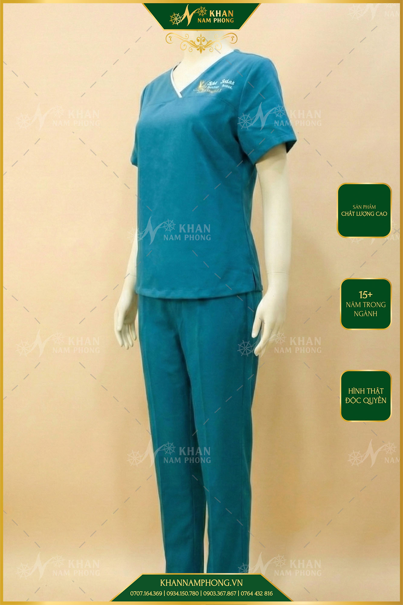 Đồng Phục Spa Màu Xanh Da Trời Chất Liệu Cotton Nhật Thêu Logo Vy Gội Đầu Dưỡng Sinh Đồng Phục Spa Màu Xanh Da Trời Chất Liệu Cotton Nhật Thêu Logo Vy Gội Đầu Dưỡng Sinh