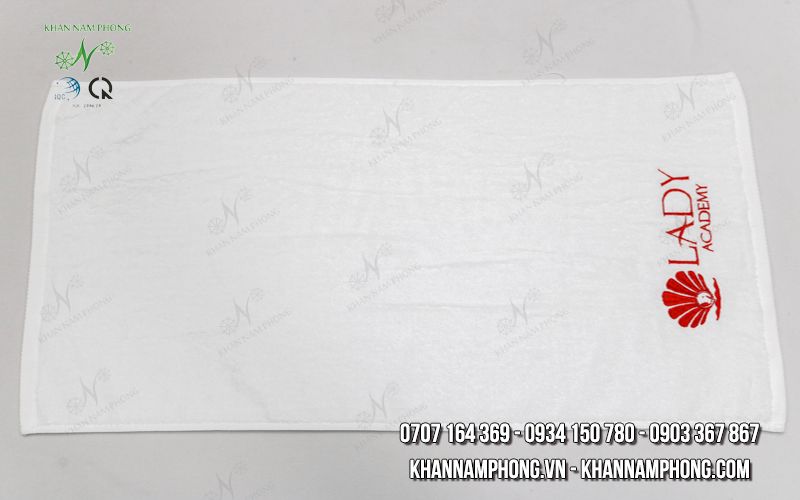 khăn Spa, Khăn Gội 100% Cotton Thêu Logo Lady Academy 34x80cm (Dày dặn) khăn Spa, Khăn Gội 100% Cotton Thêu Logo Lady Academy 34x80cm (Dày dặn)