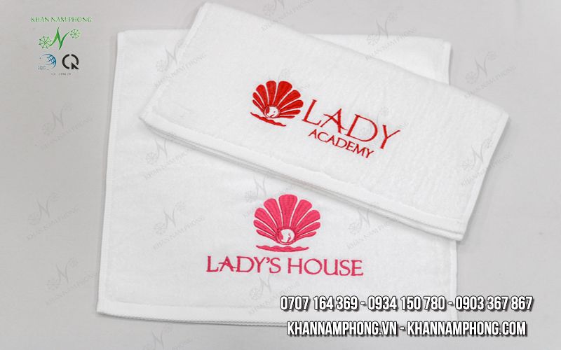 khăn Spa, Khăn Gội 100% Cotton Thêu Logo Lady Academy 34x80cm (Dày dặn) khăn Spa, Khăn Gội 100% Cotton Thêu Logo Lady Academy 34x80cm (Dày dặn)