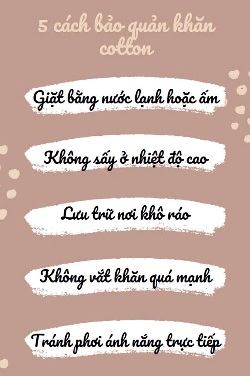 5 Cách Bảo Quản Khăn Cotton 5 cách bảo quản khăn cotton
