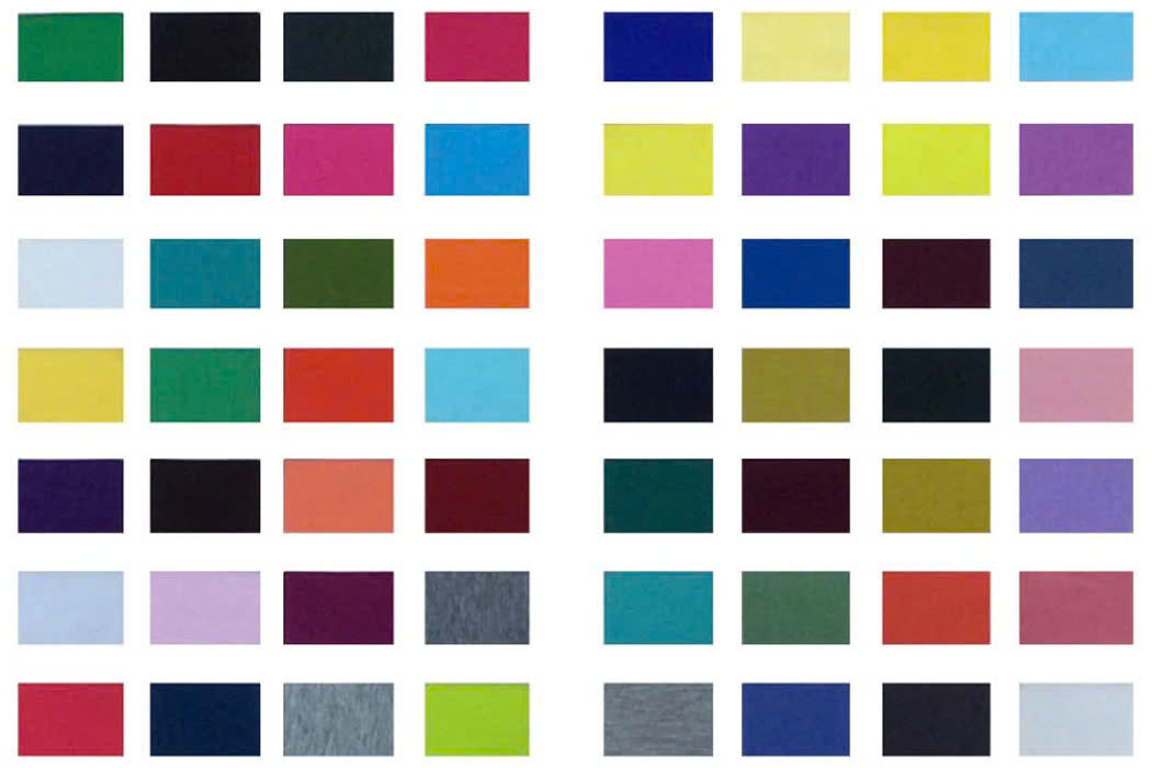 Bảng Màu Vải Đồng Phục Cotton 4 Chiều Bảng màu vải đồng phục cotton 4 chiều