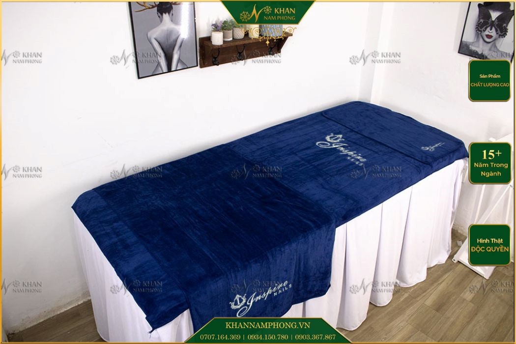 Bộ Khăn Trải Giường Spa Microfiber Bộ khăn trải giường spa microfiber