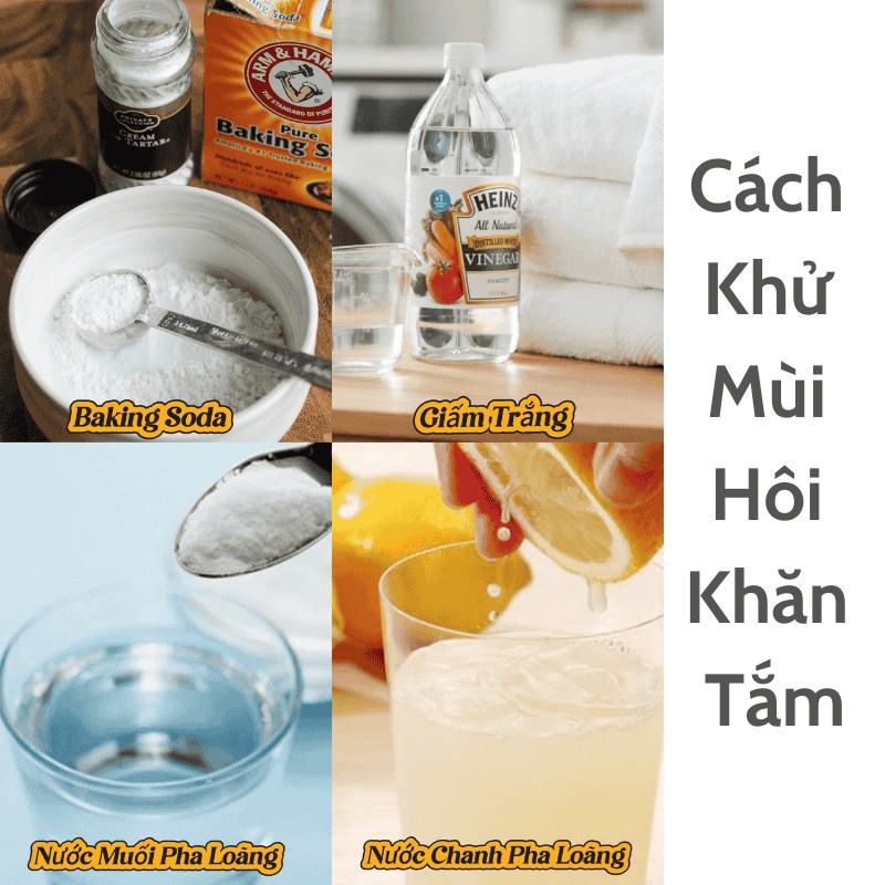 Cách Khử Mùi Khăn Tắm Cách khử mùi khăn tắm