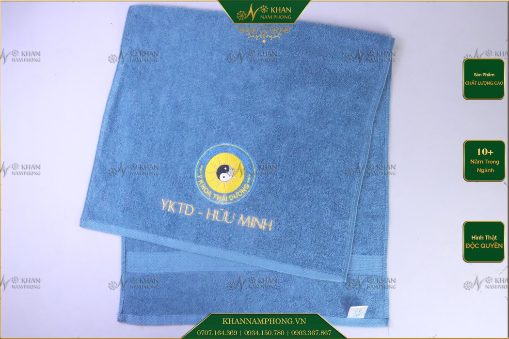 Khăn Khách Sạn, Khăn Tay Cotton Thêu Logo Khăn khách sạn, khăn tay cotton thêu logo