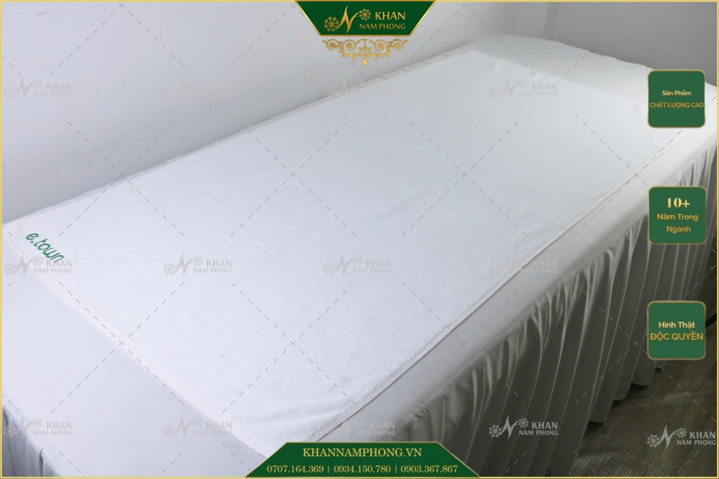 Khăn Trải Giường Spa Khăn quấn body spa