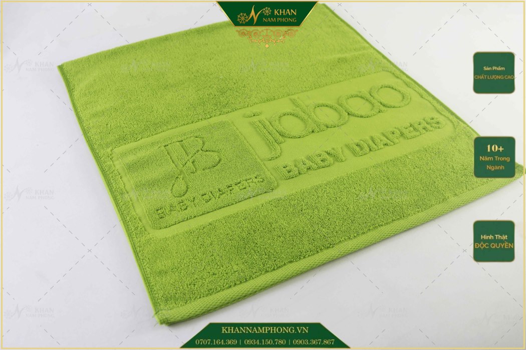 Khăn Sữa Dập Logo Khăn sữa dập logo