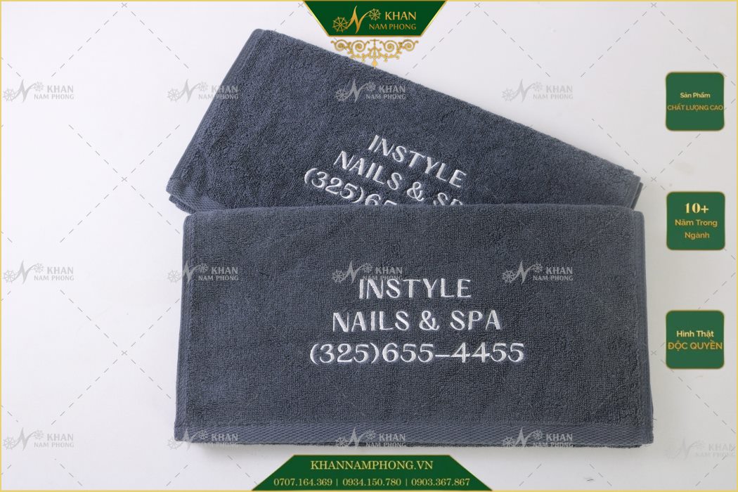 Khăn Gội Đầu, Khăn Ủ Tóc Chuyên Dụng Microfiber, Cotton 100% Cao Cấp Thêu Logo - Kt 34X80Cm Khăn Gội Đầu, Khăn Ủ Tóc Chuyên Dụng Microfiber, Cotton 100% Cao Cấp Thêu Logo - KT 34x80cm