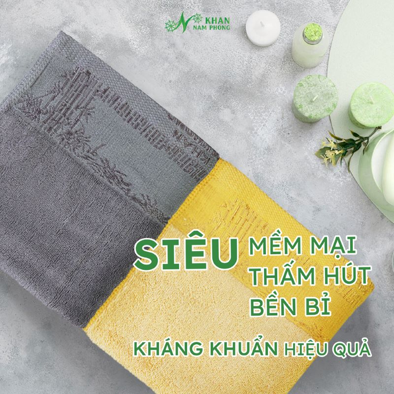 Khăn Mặt Sợi Tre Nam Phong Khăn mặt sợi tre Nam Phong