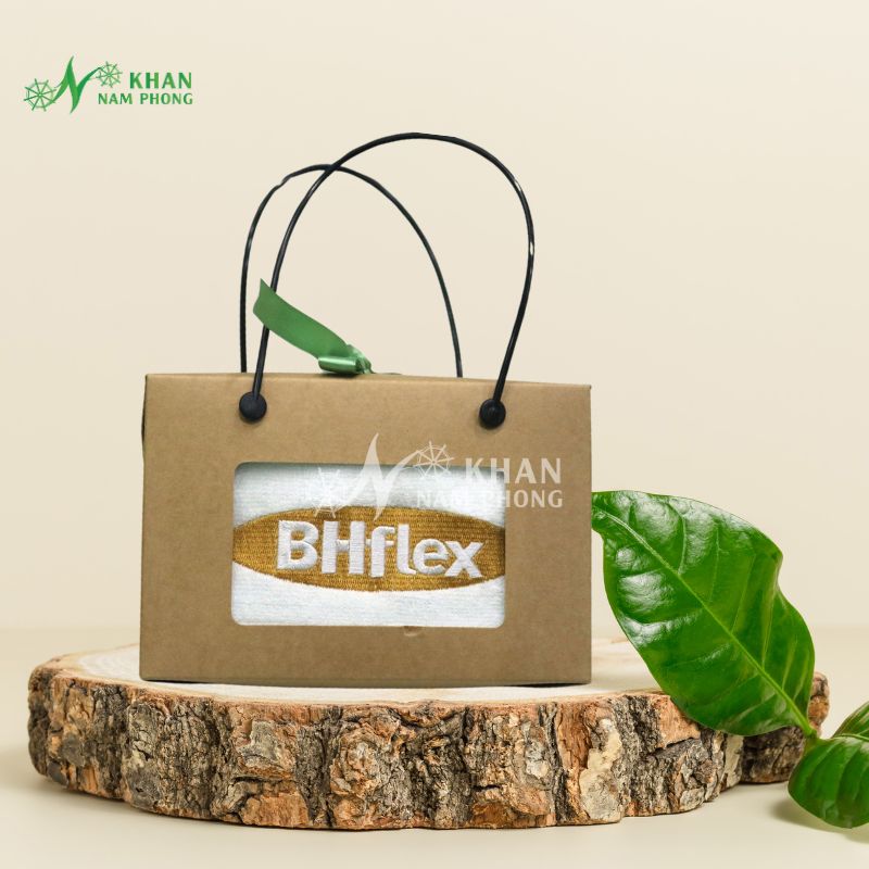Khăn Quà Tặng Thêu Logo Bh Flex Khăn quà tặng thêu logo BH Flex