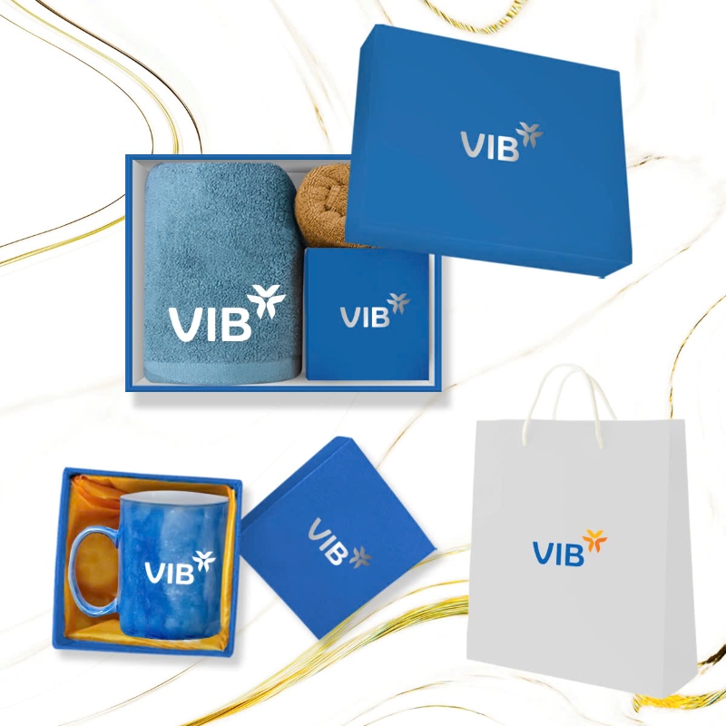 Khăn Quà Tặng Thêu Logo 300K Khăn quà tặng thêu logo 300k