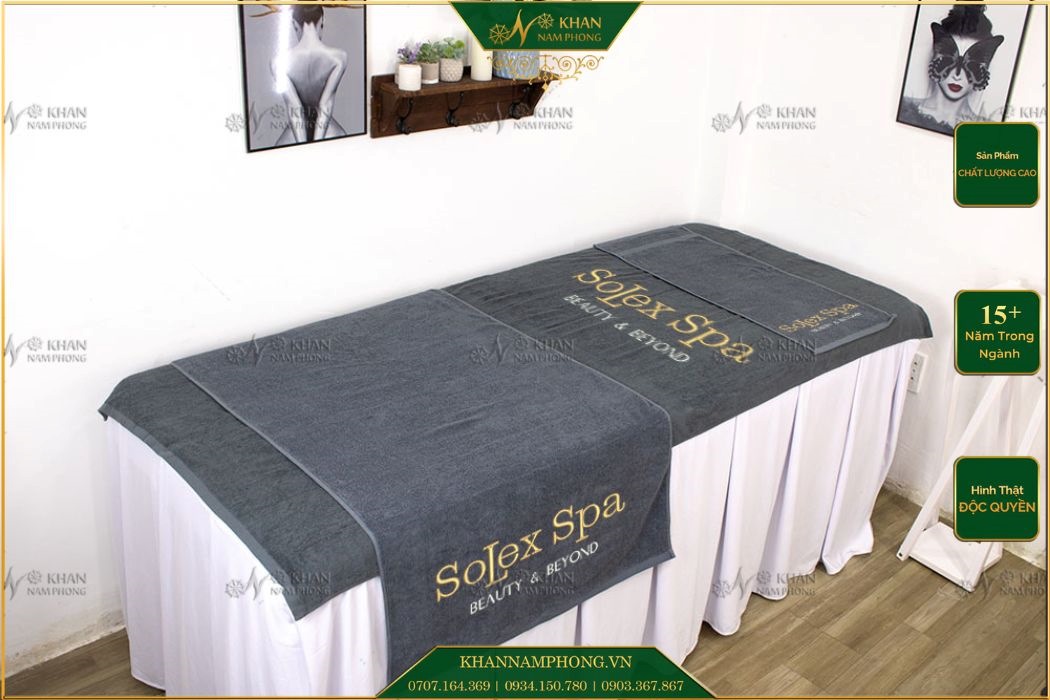 Khăn Trải Giường Spa Cotton Khăn trải giường spa cotton