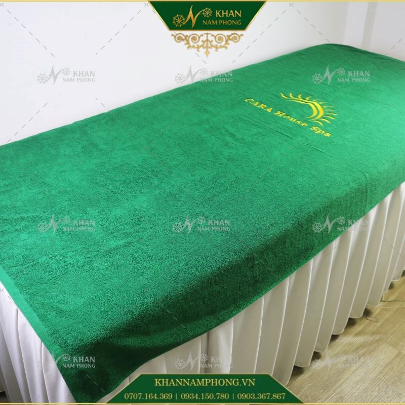 Khăn Trải Giường Spa Chất Liệu Cotton Khăn trải giường spa chất liệu cotton
