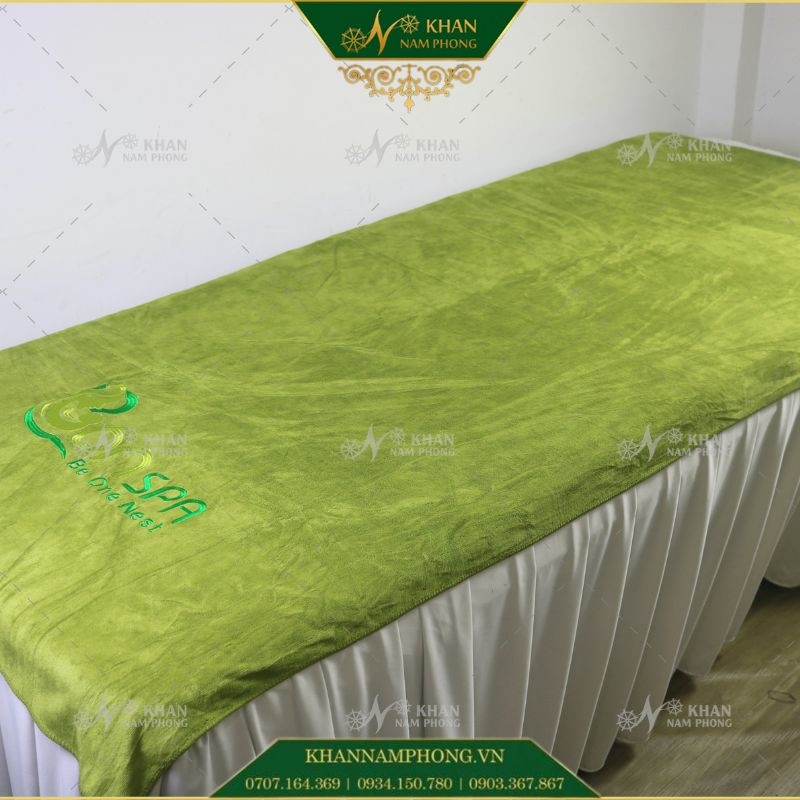 Khăn Trải Giường Spa Chất Liệu Microfiber Khăn trải giường spa chất liệu microfiber