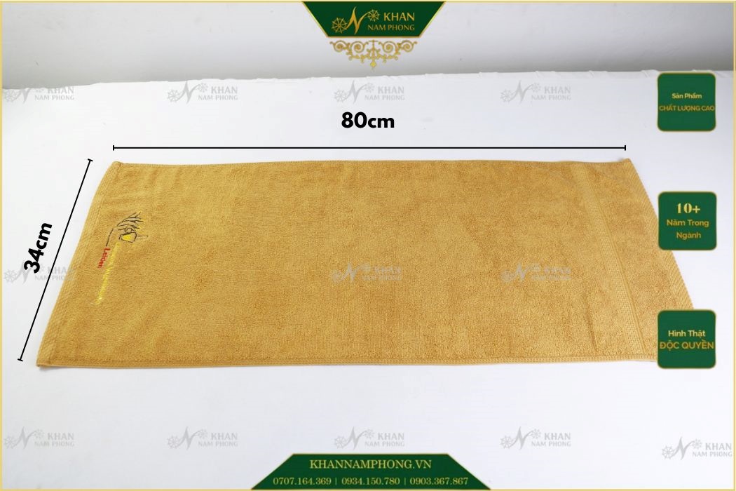 Kích Thước Khăn Gội Đầu Cotton 34X80Cm- 100G Kích thước khăn gội đầu cotton 34x80cm- 100g