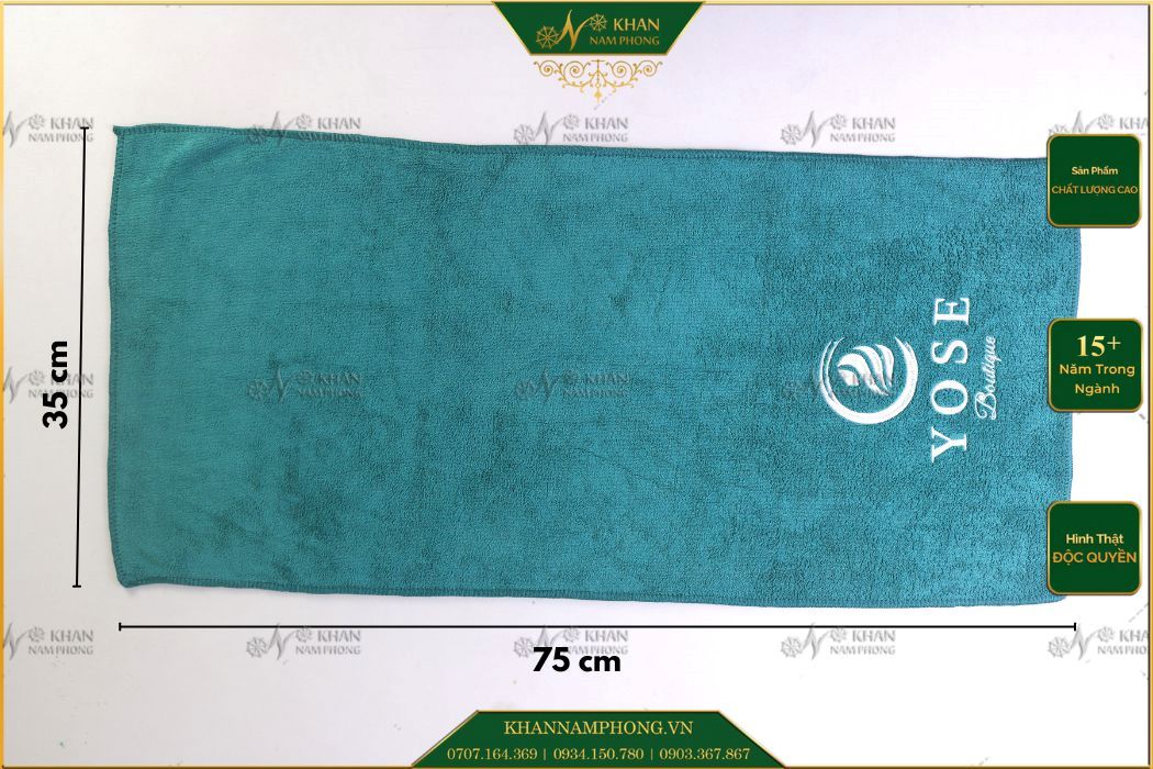 Kích Thước Khăn Spa Microfiber 35X75Cm- 100G Kích thước khăn spa microfiber 35x75cm- 100g