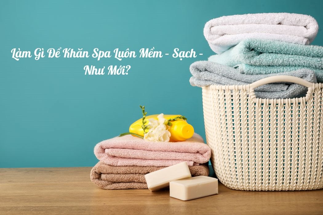 Làm Gì Để Khăn Spa Luôn Mềm Mịn Và Sạch Như Mới Làm gì để khăn spa luôn mềm mịn và sạch như mới