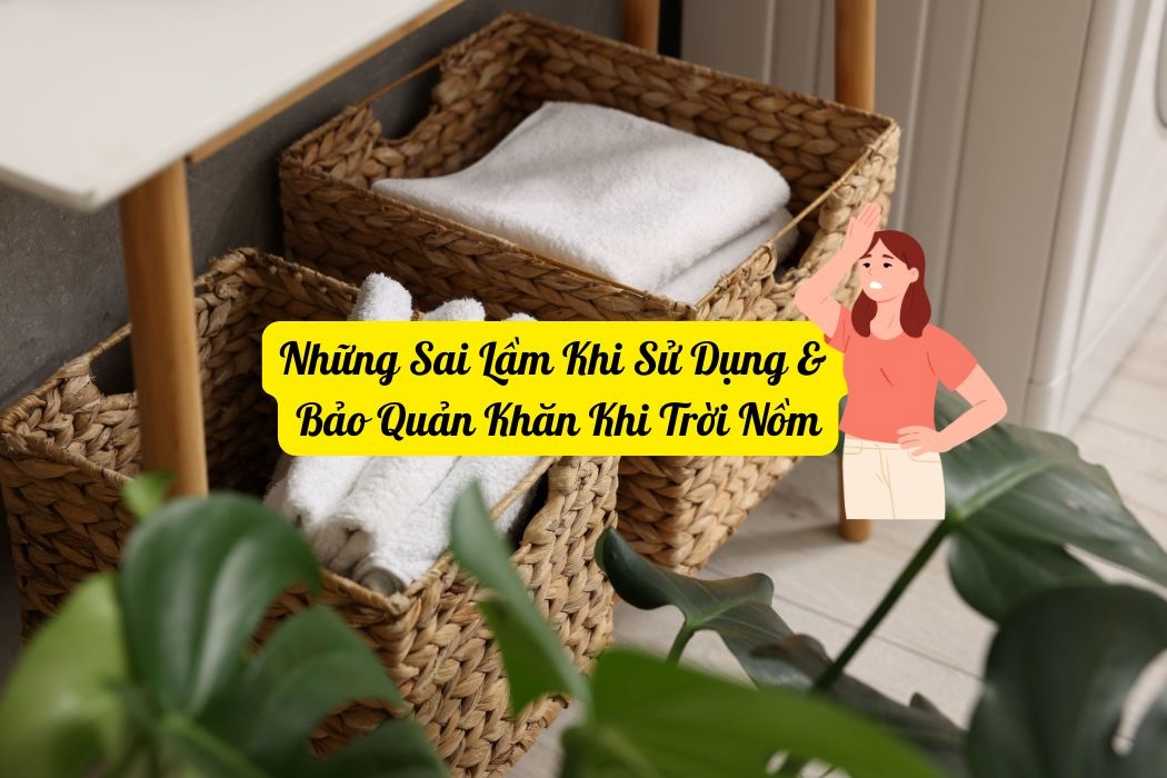 Những Sai Lầm Khi Sử Dụng Và Bảo Quản Khăn Khi Trời Nồm? Những sai lầm khi sử dụng và bảo quản khăn khi trời nồm?