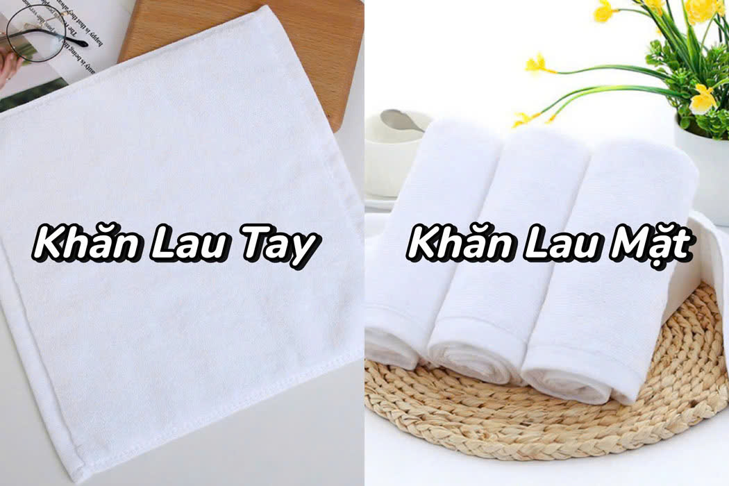 Các Loại Khăn Trong Phòng Tắm Khách Sạn 4 ,5 Sao Gồm Những Gì? Phân biệt khăn lau tay và khăn lau mặt khách sạn