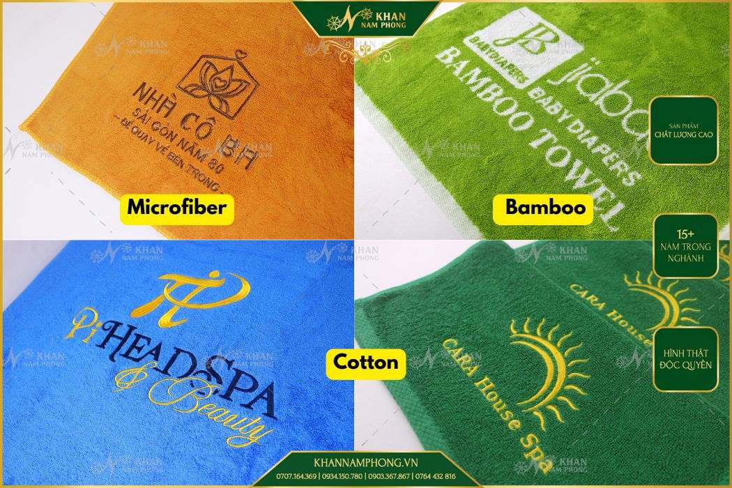 So Sánh Chất Liệu Khăn Gội Đầu Spa (Cotton- Bamboo- Microfiber) So sánh chất liệu khăn gội đầu spa (cotton- bamboo- microfiber)