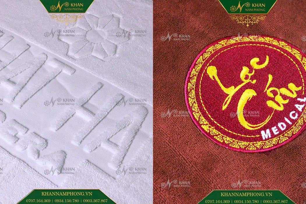 So Sánh Dập Nổi Với Thêu Logo So sánh dập nổi với thêu logo