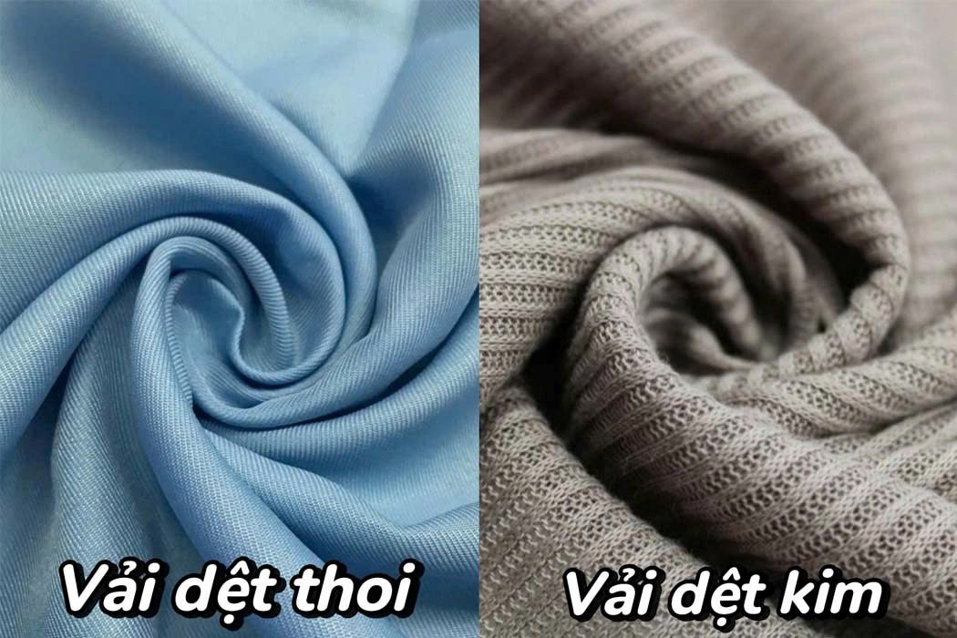 Sự Khác Biệt Giữa Vải Dệt Thoi Và Vải Dệt Kim Sự khác biệt giữa vải dệt thoi và vải dệt kim