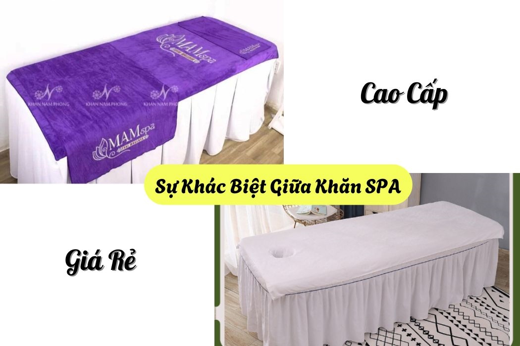 Sự khác biệt giữa khăn spa cao cấp và khăn spa giá rẻ Sự khác biệt giữa khăn spa cao cấp và khăn spa giá rẻ