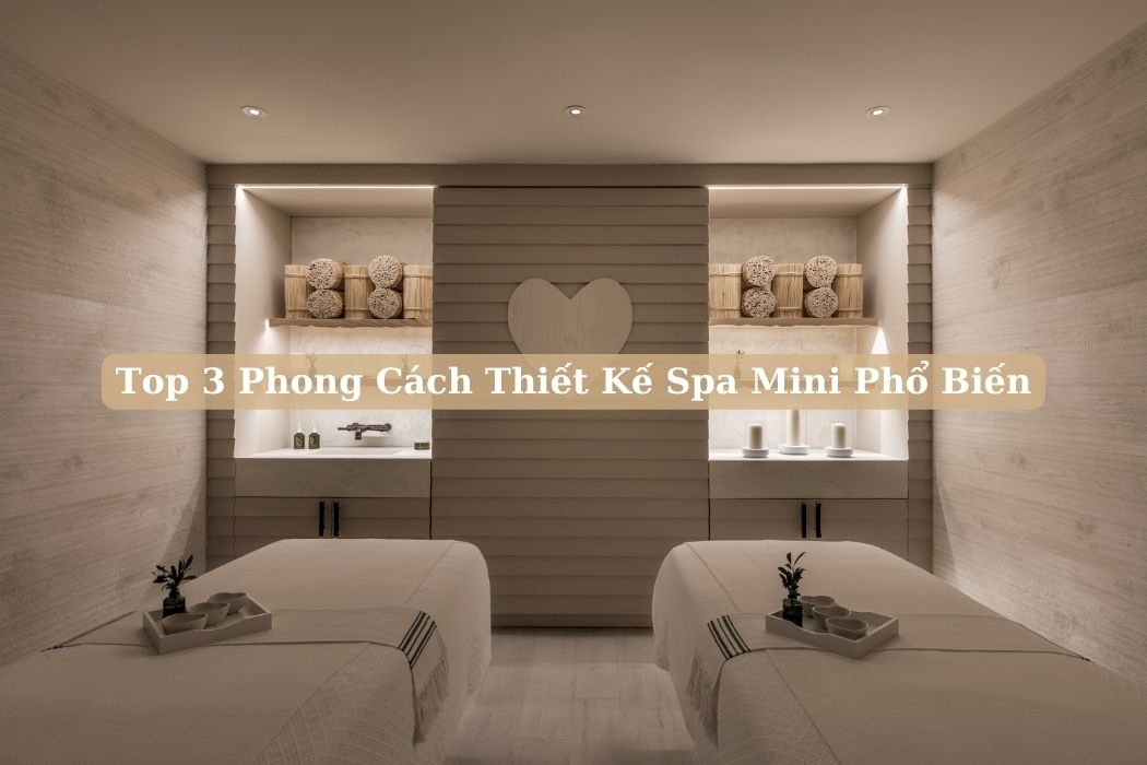 Top 3 Phong Cách Thiết Kế Spa Mini Phổ Biến Top 3 phong cách thiết kế spa mini phổ biến