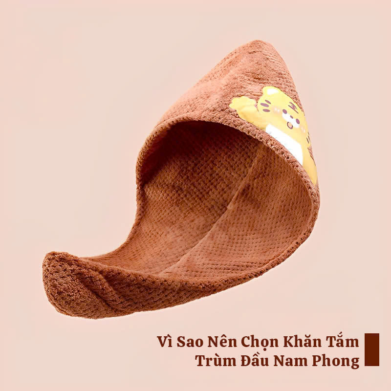 Vì Sao Nên Sử Dụng Khăn Tắm Trùm Đầu Nam Phong Vì sao nên sử dụng khăn tắm trùm đầu Nam Phong