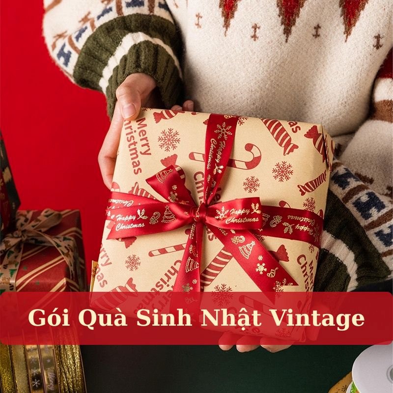 Gói Quà Sinh Nhật Vintage Gói quà sinh nhật vintage