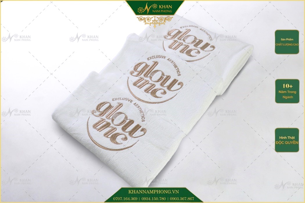 Khăn Tắm Microfiber 70X140Cm Thêu Logo Theo Yêu Cầu Khăn tắm microfiber 70x140cm thêu logo theo yêu cầu
