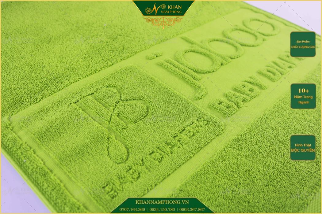 Khăn Tắm Sợi Tre Dập Logo Khăn tắm sợi tre dập logo