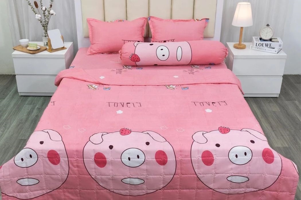 Ga Giường Cotton Pha Ga giường cotton pha