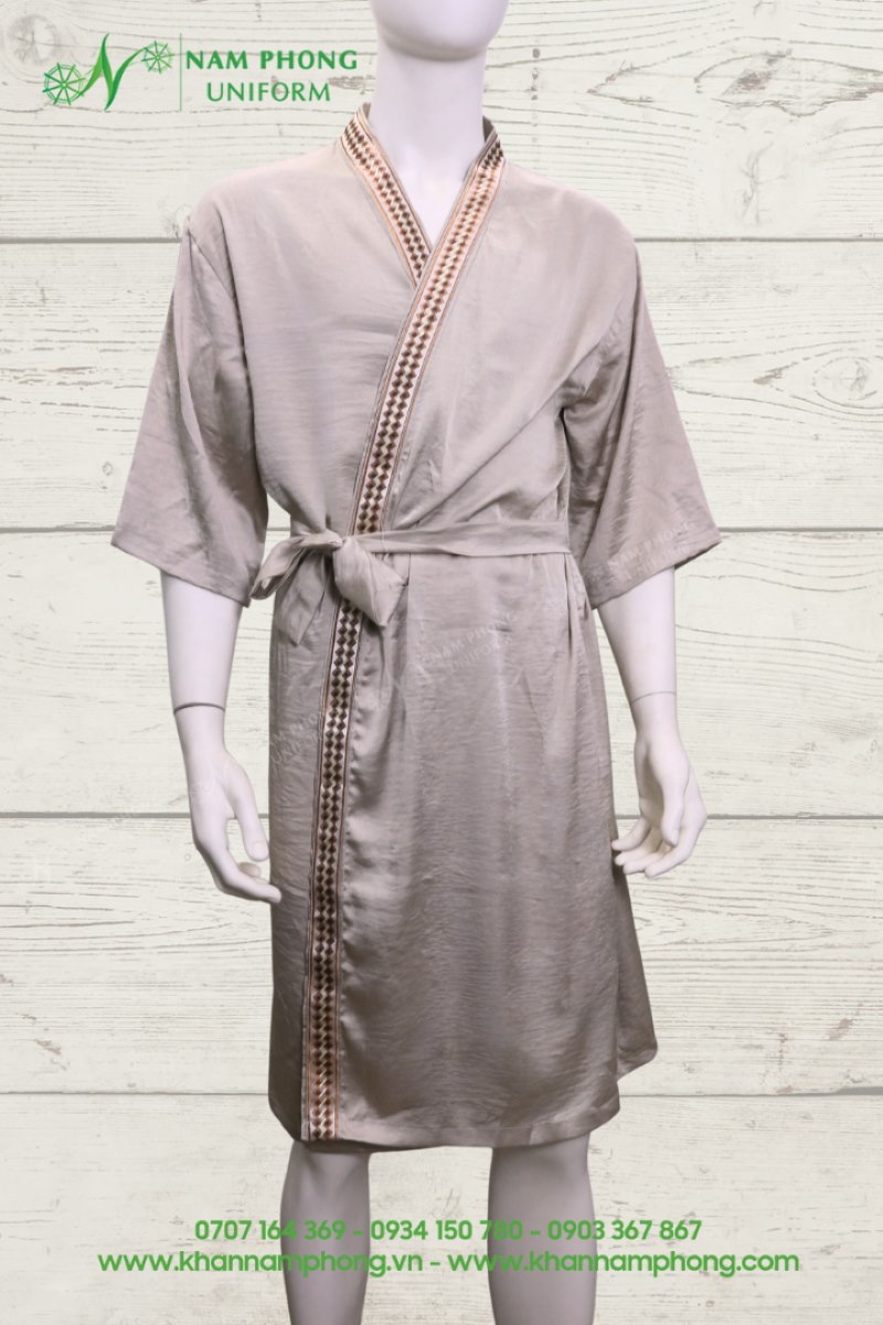 Áo Choàng Spa Kiểu Kimono Áo choàng spa kiểu kimono