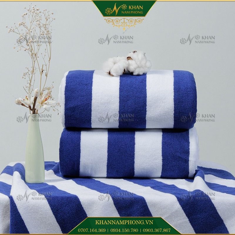 Khăn Tắm Hồ Bơi, Khăn Tắm Biển 75X160Cm - 700G Khăn hồ bơi