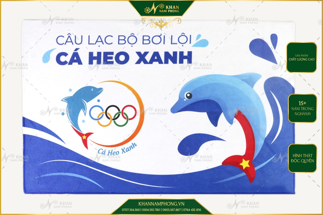 Khăn Hồ Bơi In Chuyển Nhiệt Khăn hồ bơi in chuyển nhiệt