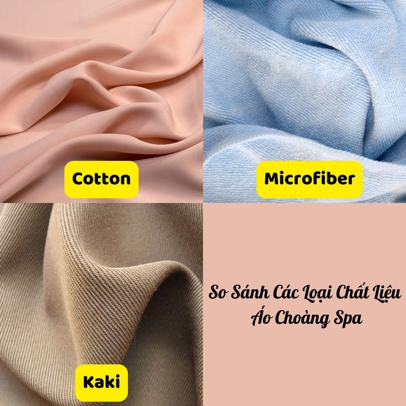 So Sánh Các Loại Chất Liệu Áo Choàng Spa So sánh các loại chất liệu áo choàng spa