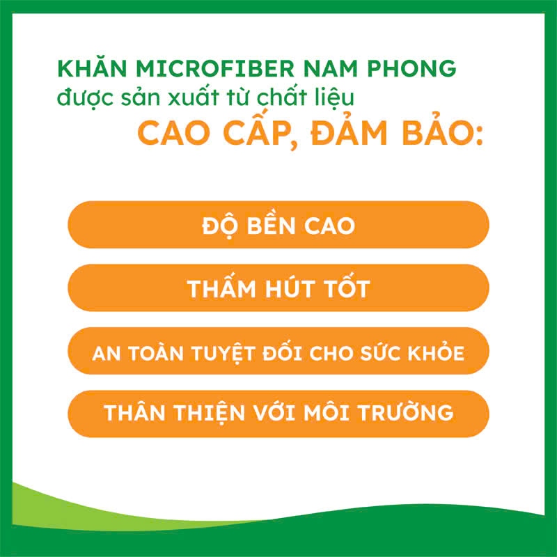Tại Sao Nên Chọn Khăn Lau Microfiber Nam Phong? Tại sao nên chọn khăn lau microfiber Nam Phong?