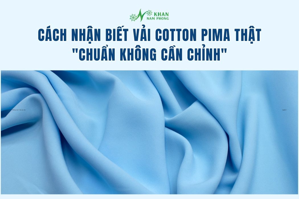 Cách Nhận Biết Vải Cotton Pima Thật- Chuẩn Không Cần Chỉnh Cách nhận biết vải cotton pima thật- chuẩn không cần chỉnh