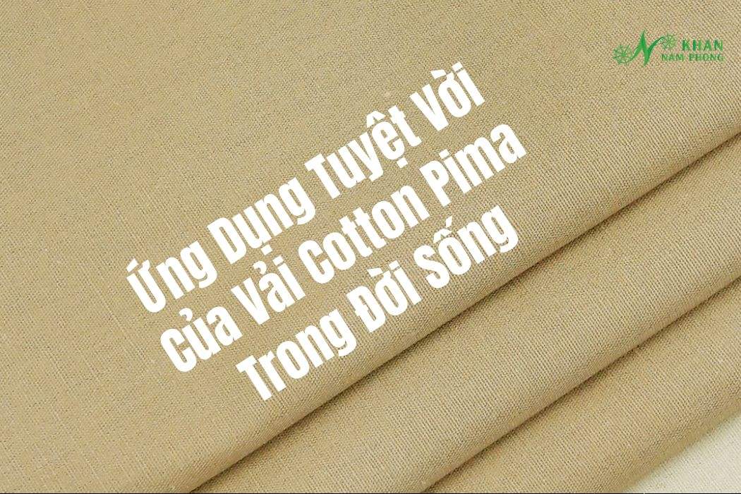 Ứng Dụng Tuyệt Vời Của Vải Cotton Pima Trong Đời Sống Ứng dụng tuyệt vời của vải cotton pima trong đời sống