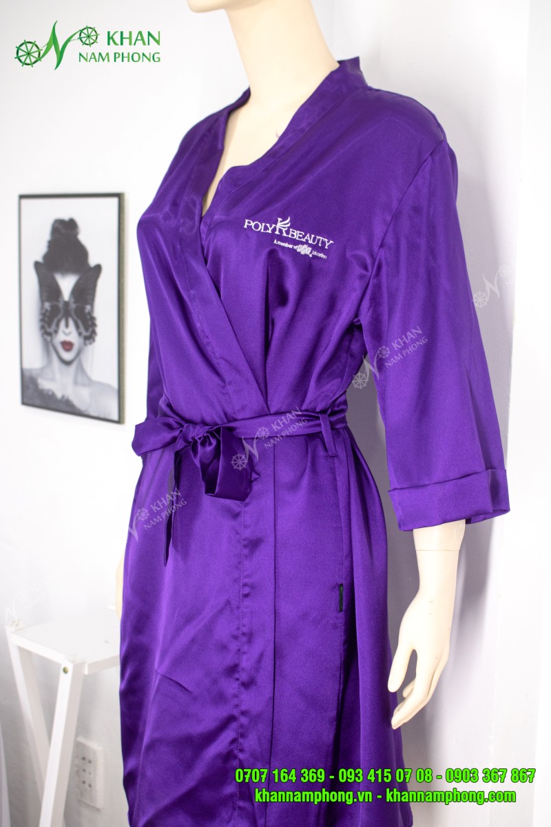 Áo Choàng Tắm Kimono Lụa Hq Giá Rẻ Áo choàng tắm kimono lụa HQ giá rẻ