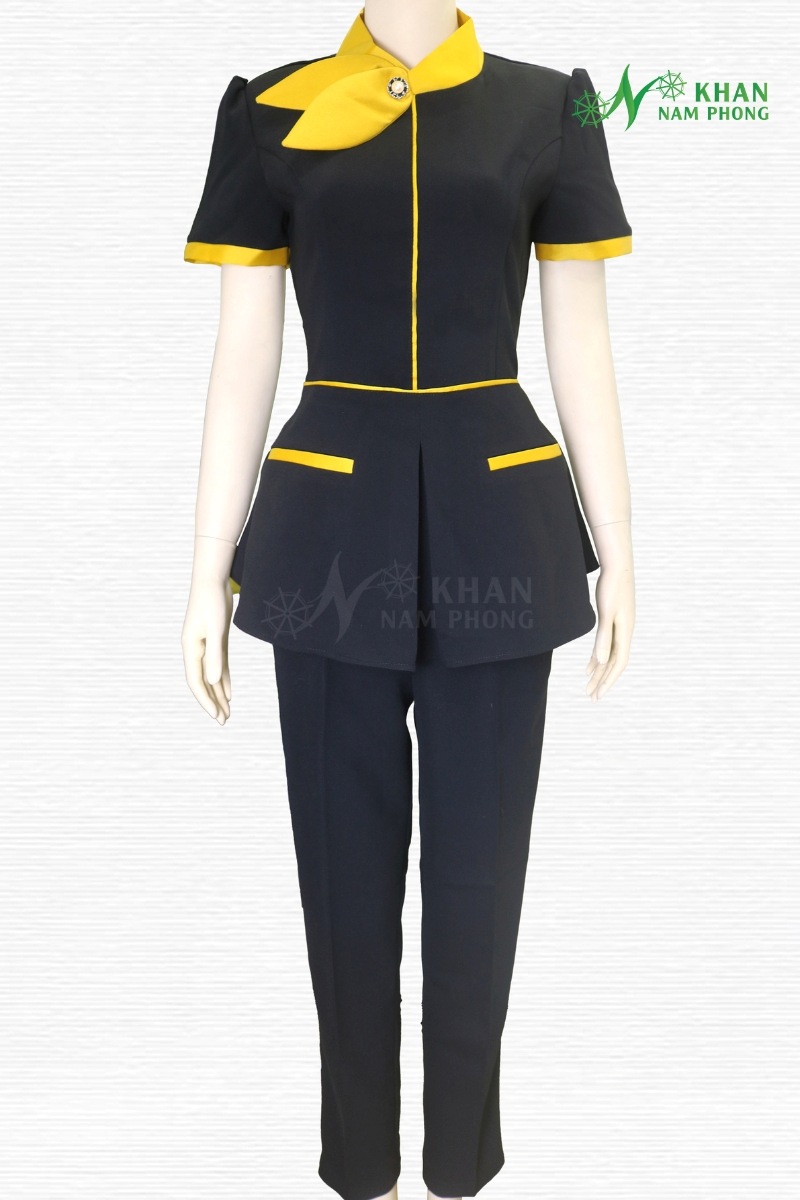 Đồng Phục Nhân Viên Khách Sạn Kiểu Dáng Peplum Đồng phục nhân viên khách sạn peplum mang lại vẻ đẹp chuyên nghiệp